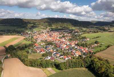 Blick auf Großbartloff