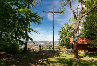Dünkreuz mit Rastplatz und Schutzhütte
