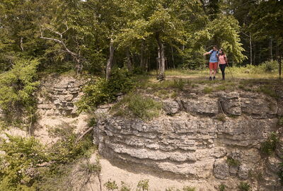 Wanderer auf der Klosterschranne